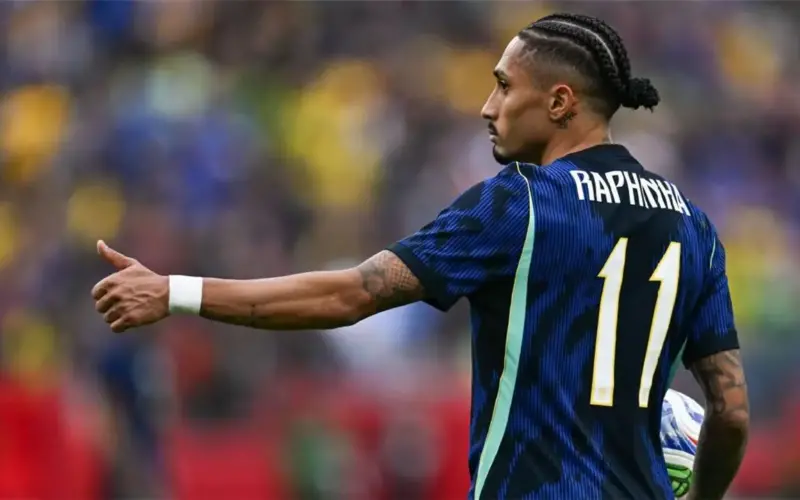 مستجدات جديدة بشأن إصابة رافينها وموعد عودته لمباريات برشلونة